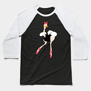 Dancing Ostrich Baseball T-Shirt